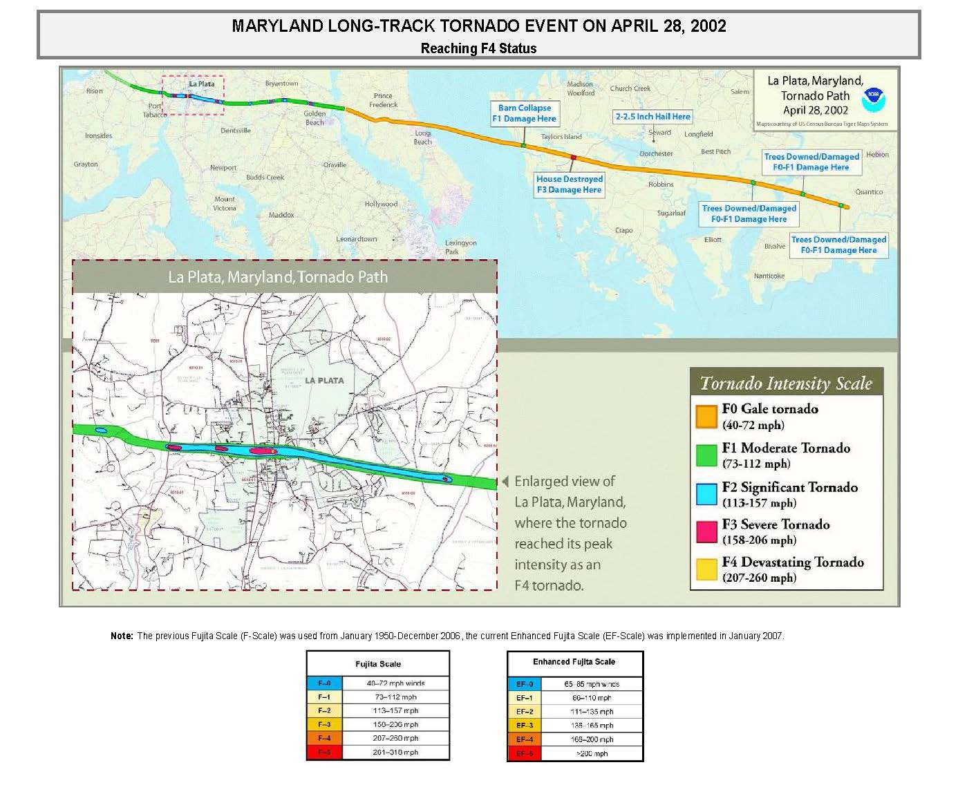 MARYLAND TORNADOES, BY COUNTY Maryland Climate and Weather