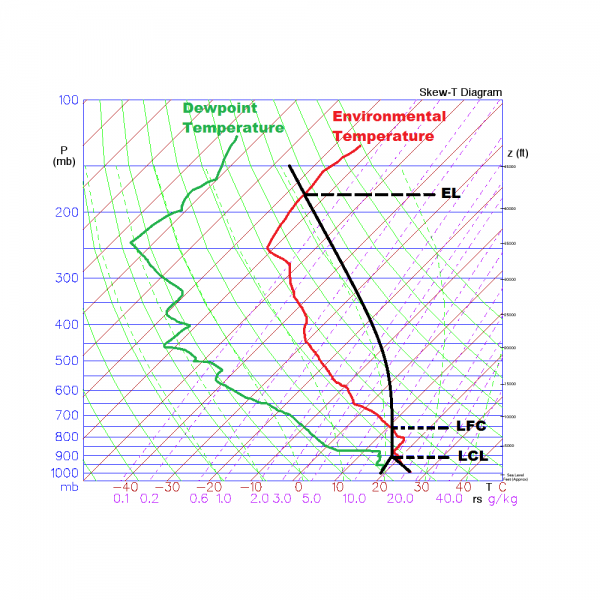 Skew T Chart